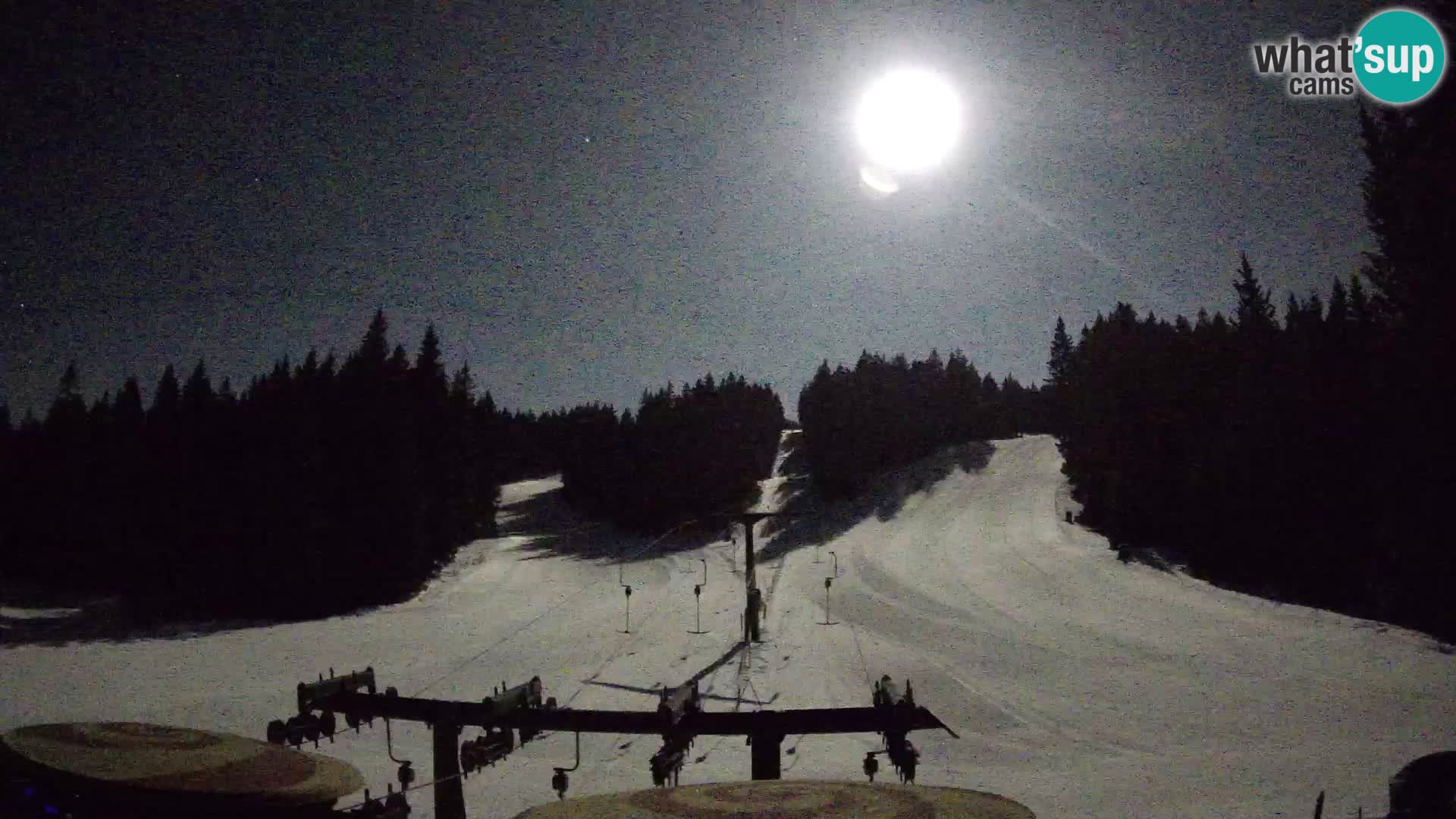 Skijalište Rogla web kamera Ostruščica proga 1 in 2