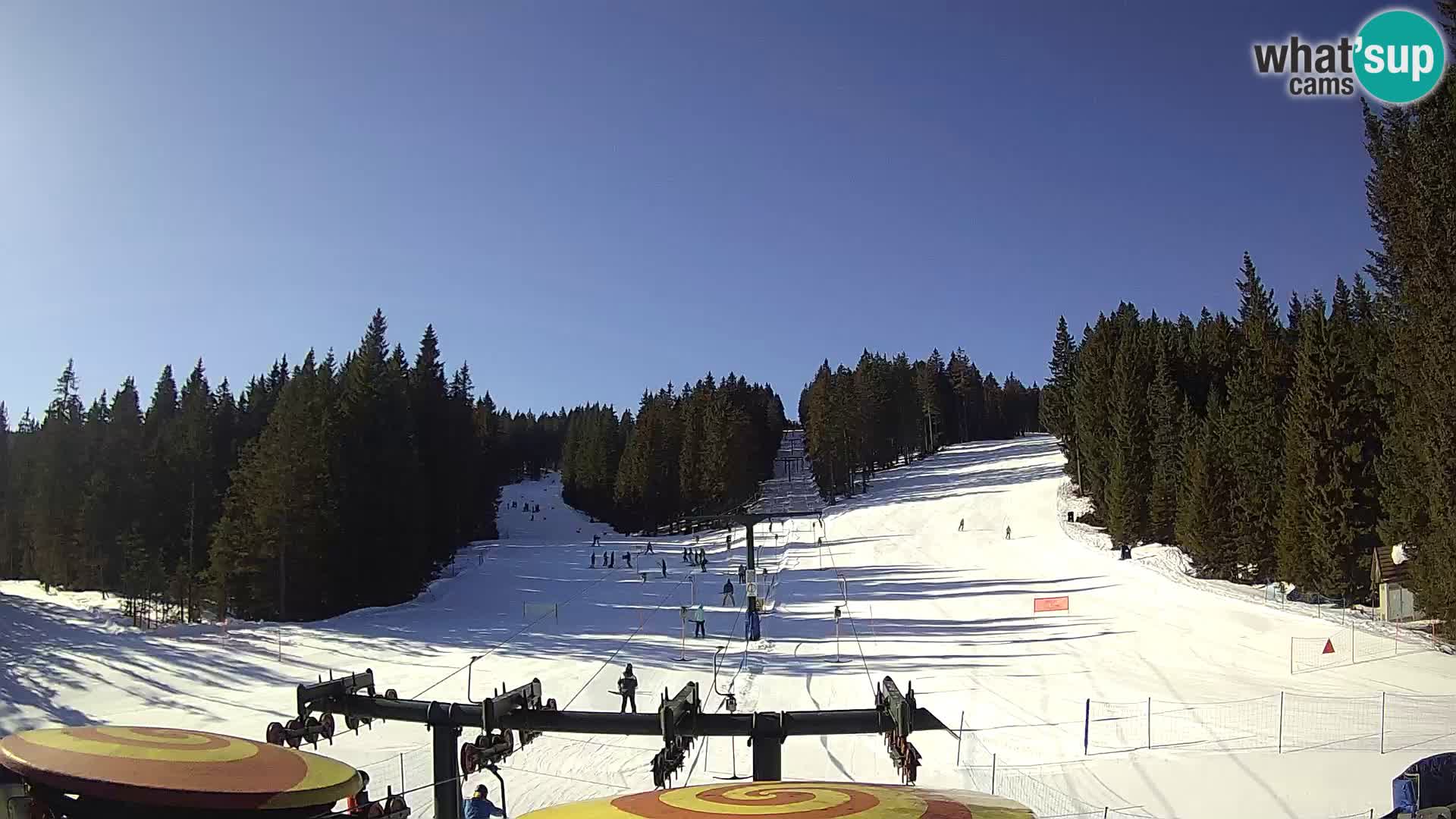 Estación de esquí Rogla Webcam Ostruščica pistas 1 y 2
