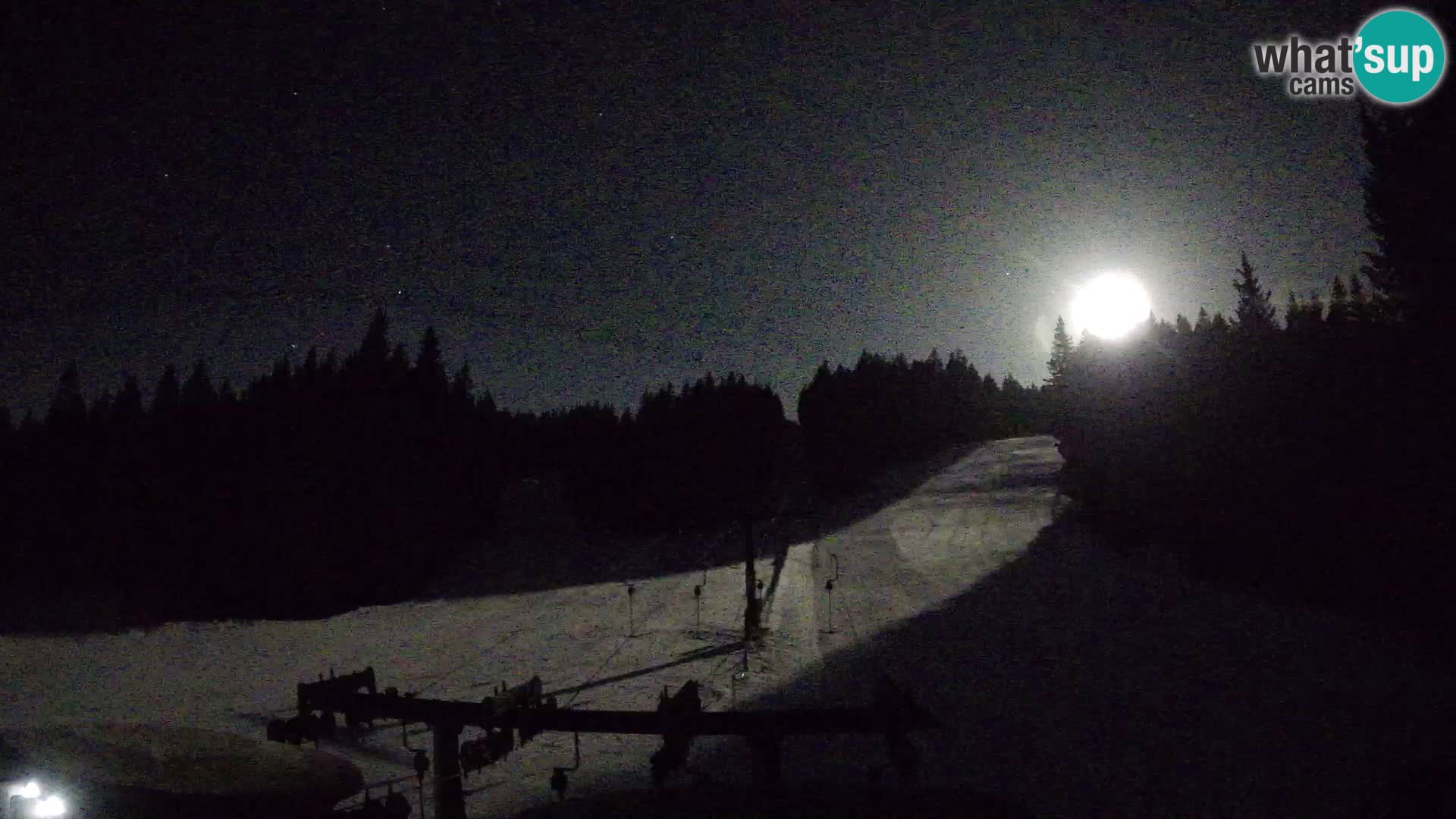 Skijalište Rogla web kamera Ostruščica proga 1 in 2