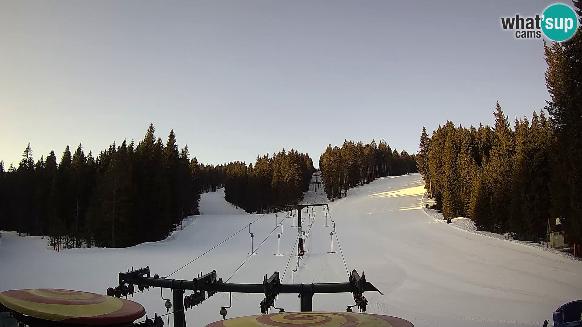 Skijalište Rogla web kamera Ostruščica proga 1 in 2