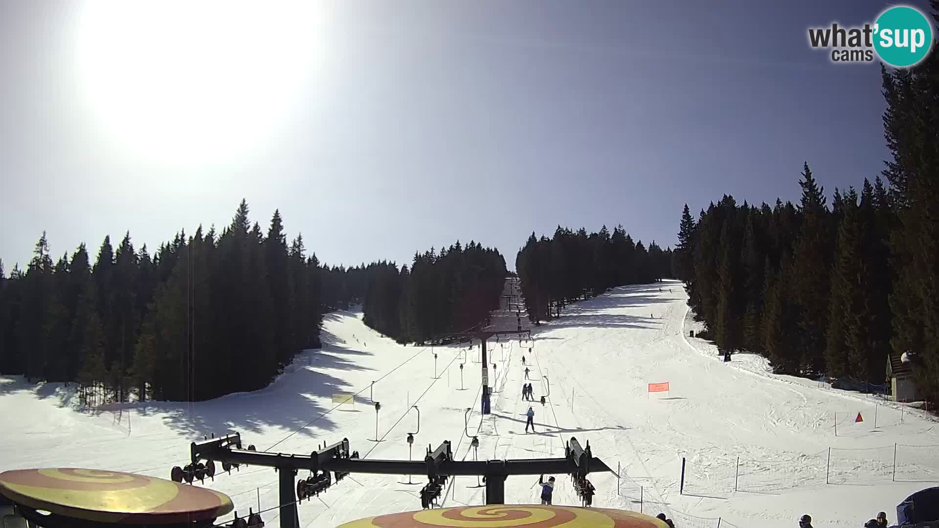 Comprensorio sciistico Rogla Webcam live Ostruščica piste 1 e 2