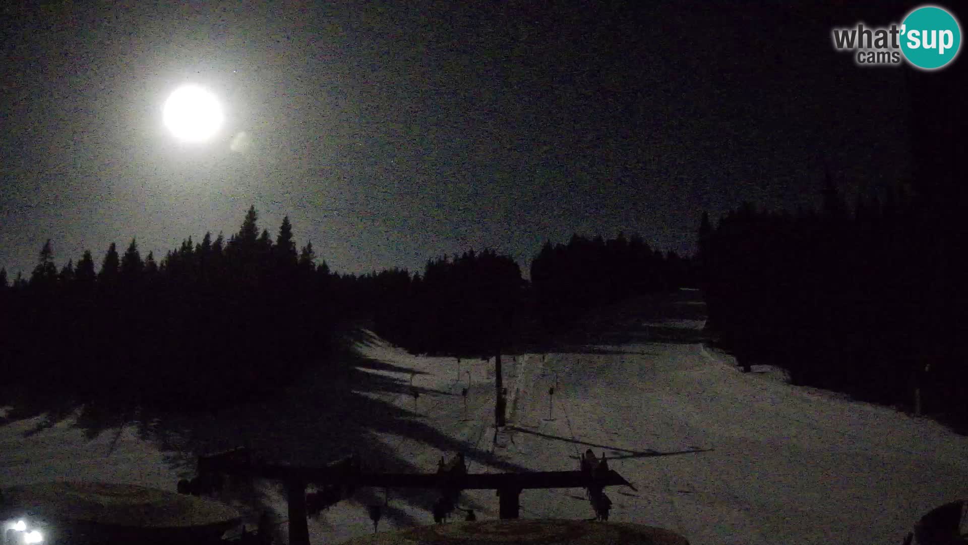 Smučišče Rogla Spletna kamera Ostruščica proga 1 in 2