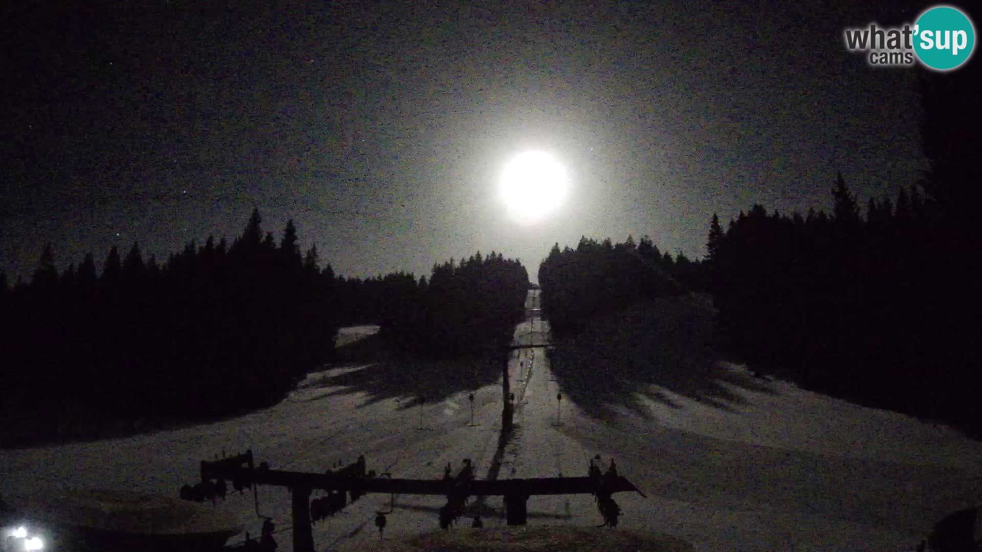 Comprensorio sciistico Rogla Webcam live Ostruščica piste 1 e 2