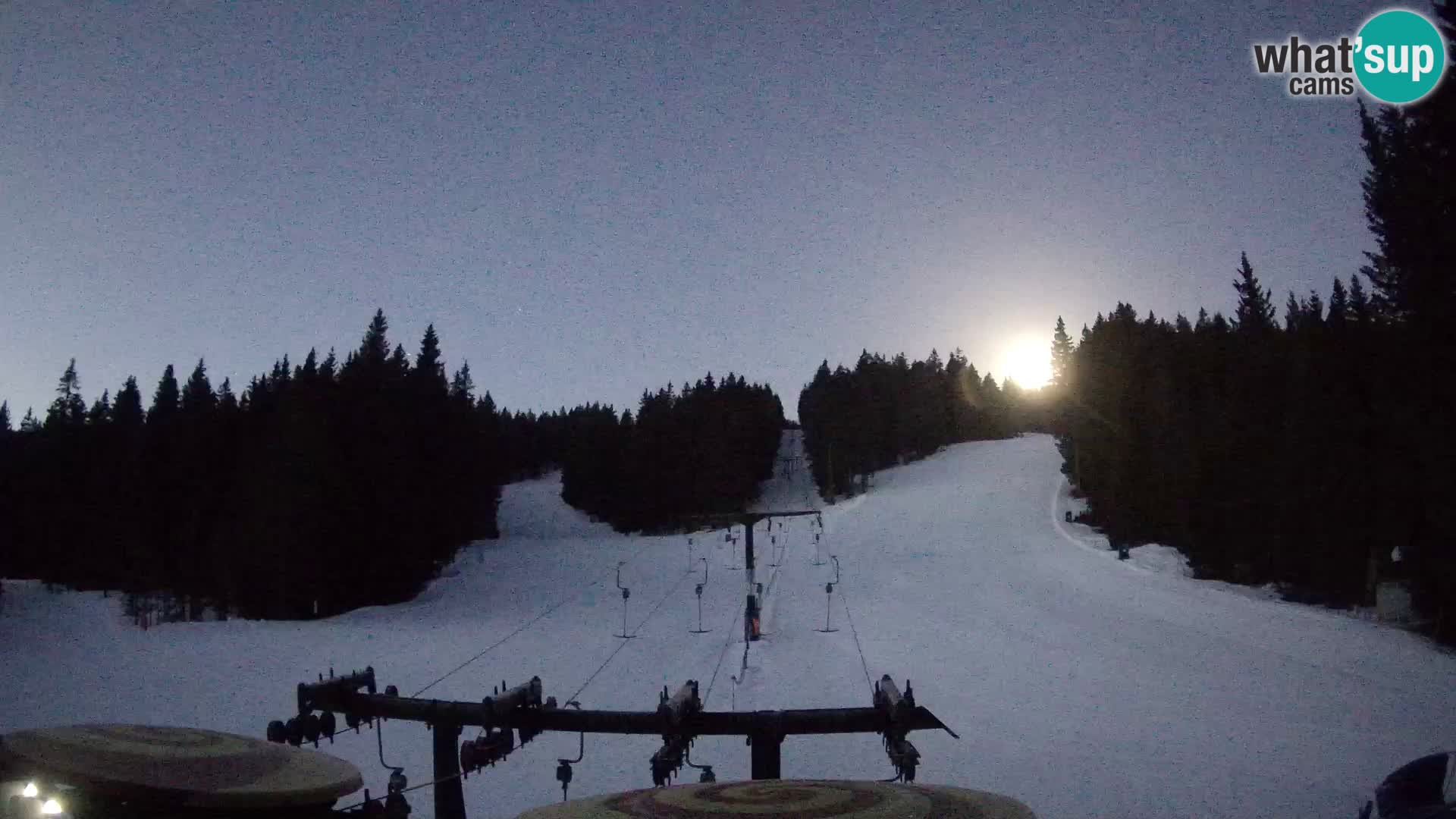 Skigebiet Rogla Webcam Ostruščica Piste 1 und 2