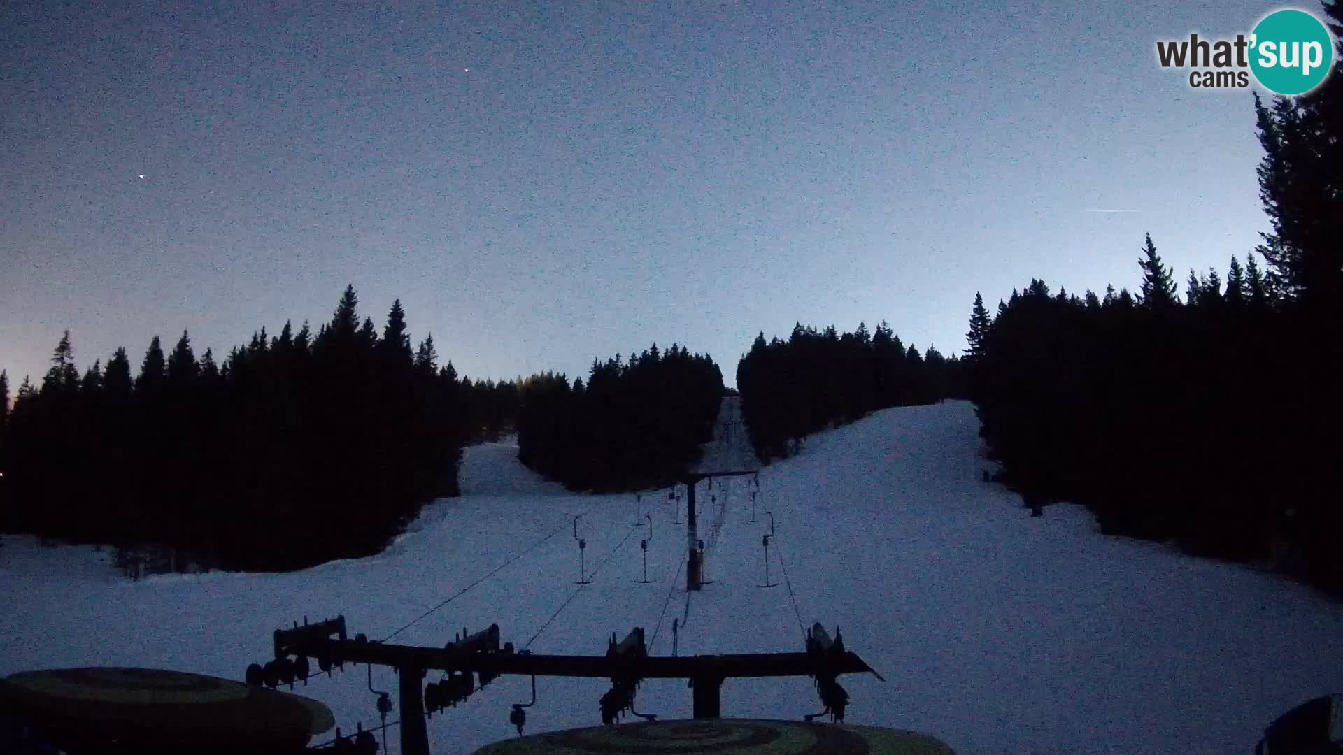 Comprensorio sciistico Rogla Webcam live Ostruščica piste 1 e 2