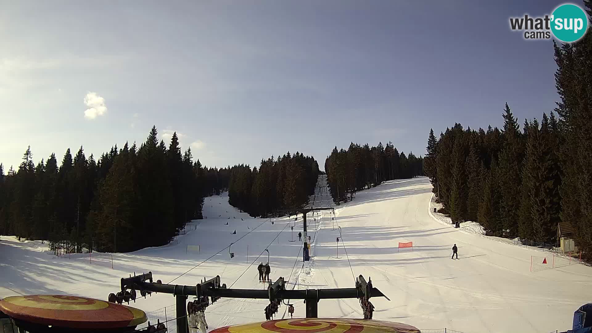 Skigebiet Rogla Webcam Ostruščica Piste 1 und 2