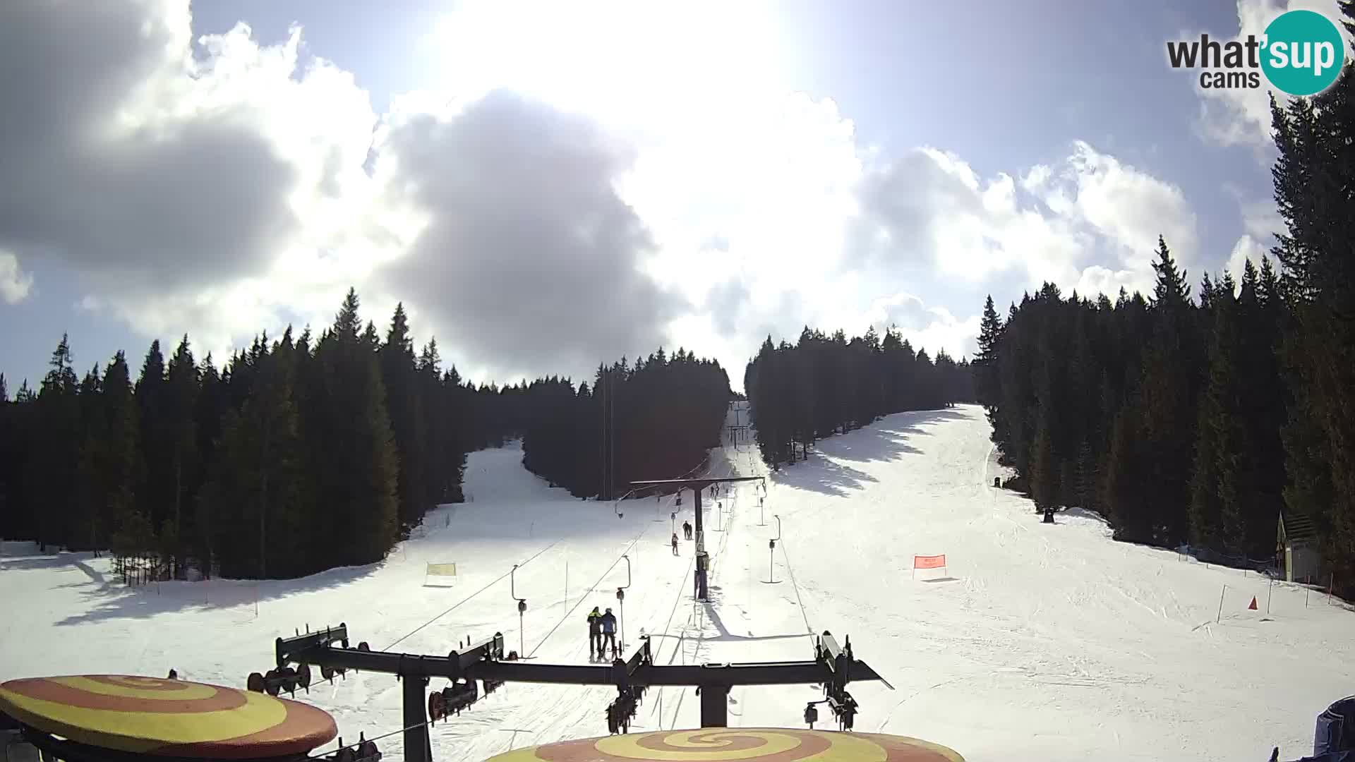 Comprensorio sciistico Rogla Webcam live Ostruščica piste 1 e 2