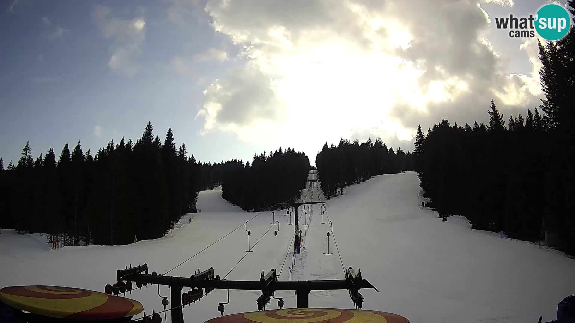 Comprensorio sciistico Rogla Webcam live Ostruščica piste 1 e 2