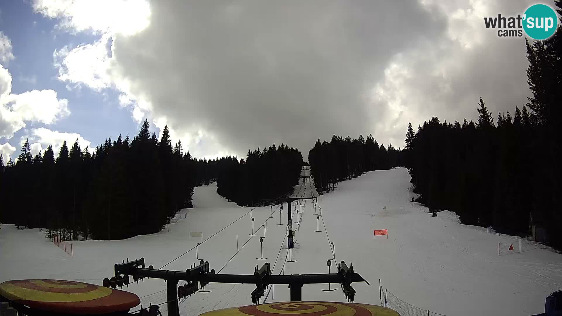 Smučišče Rogla Spletna kamera Ostruščica proga 1 in 2