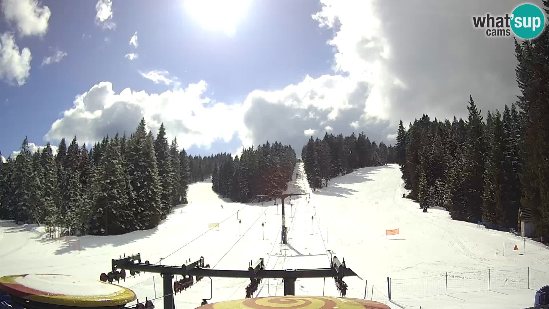 Comprensorio sciistico Rogla Webcam live Ostruščica piste 1 e 2