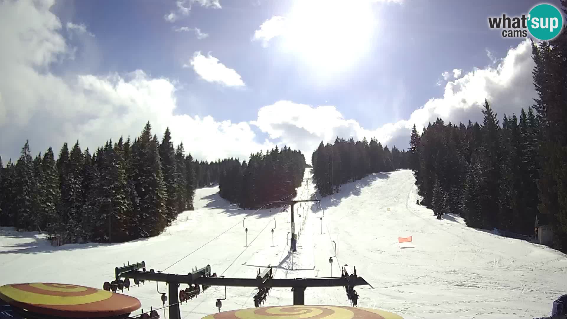 Skigebiet Rogla Webcam Ostruščica Piste 1 und 2