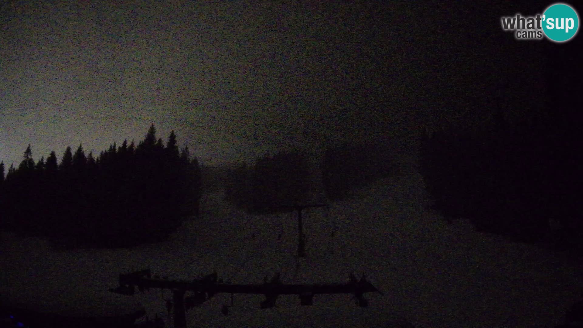 Smučišče Rogla Spletna kamera Ostruščica proga 1 in 2