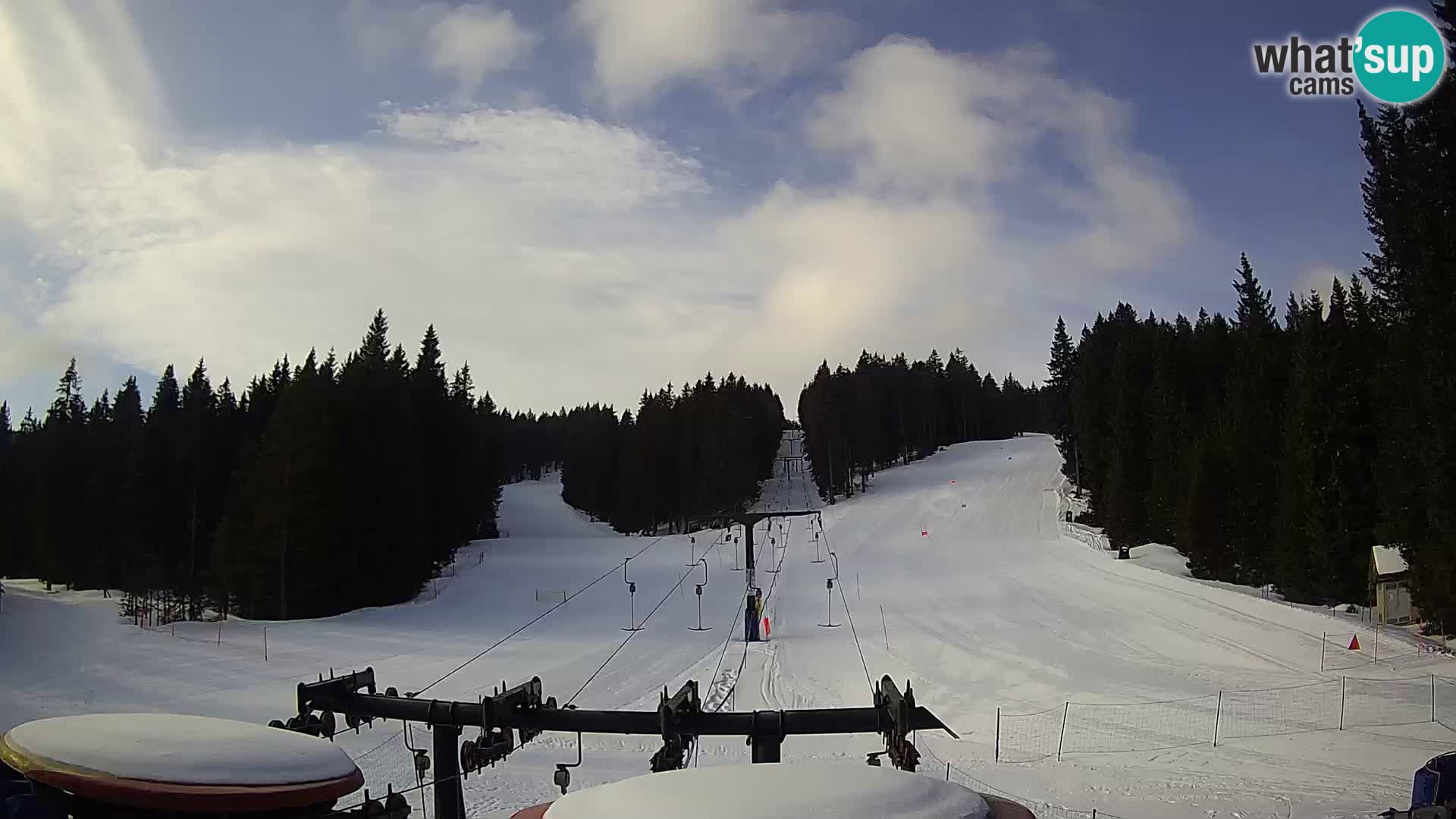 Estación de esquí Rogla Webcam Ostruščica pistas 1 y 2