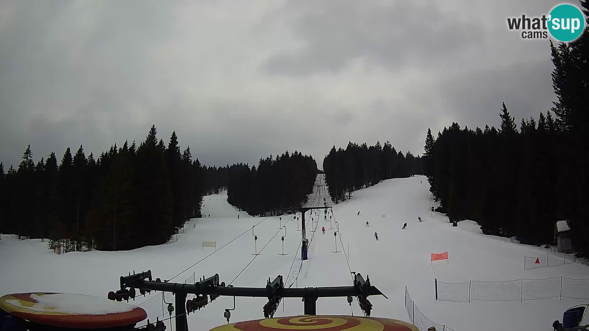 Skigebiet Rogla Webcam Ostruščica Piste 1 und 2