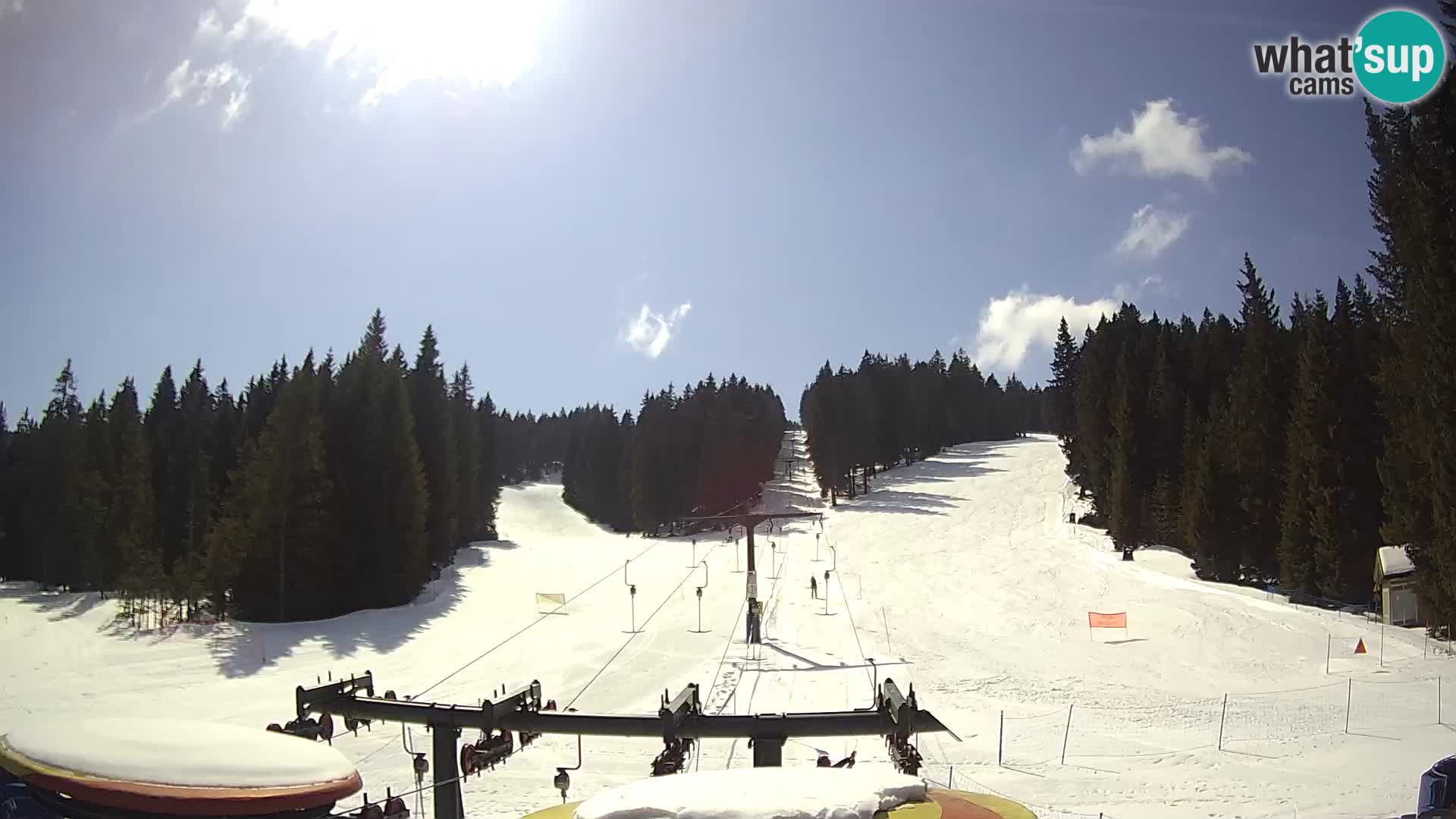 Skigebiet Rogla Webcam Ostruščica Piste 1 und 2