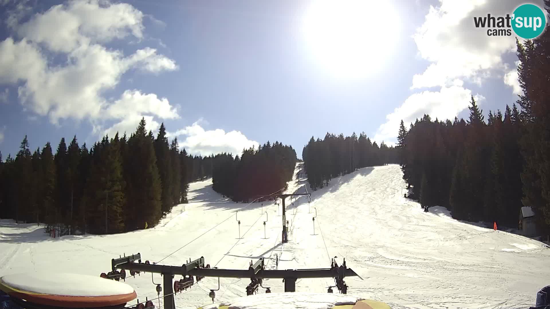 Station de ski Rogla Webcam Ostruščica pistes 1 et 2