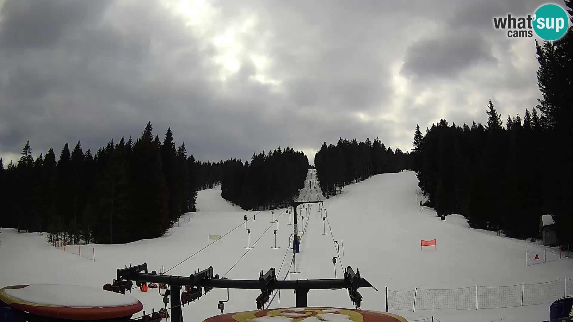 Skigebiet Rogla Webcam Ostruščica Piste 1 und 2