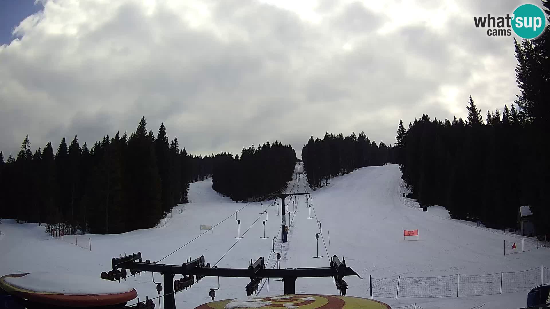 Skigebiet Rogla Webcam Ostruščica Piste 1 und 2