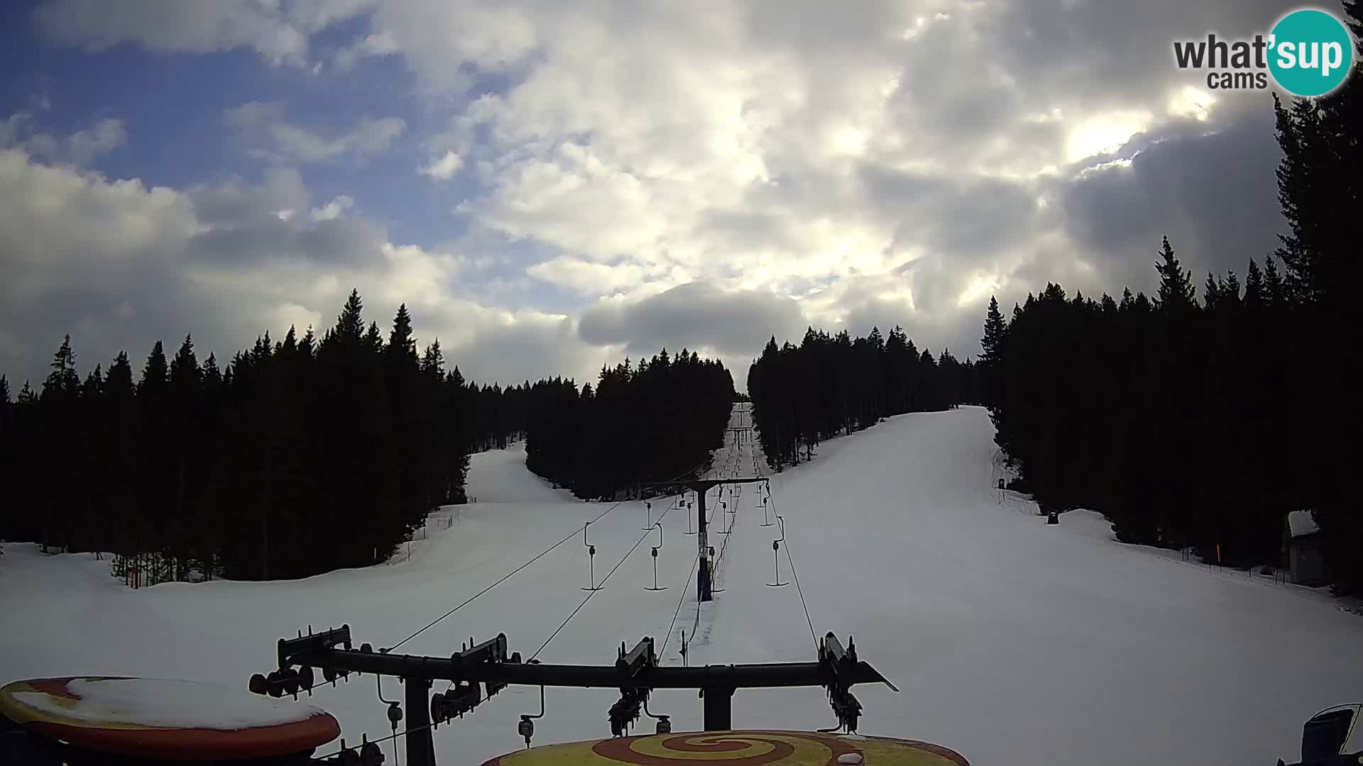 Comprensorio sciistico Rogla Webcam live Ostruščica piste 1 e 2