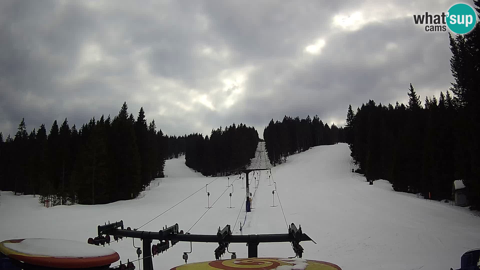 Skigebiet Rogla Webcam Ostruščica Piste 1 und 2