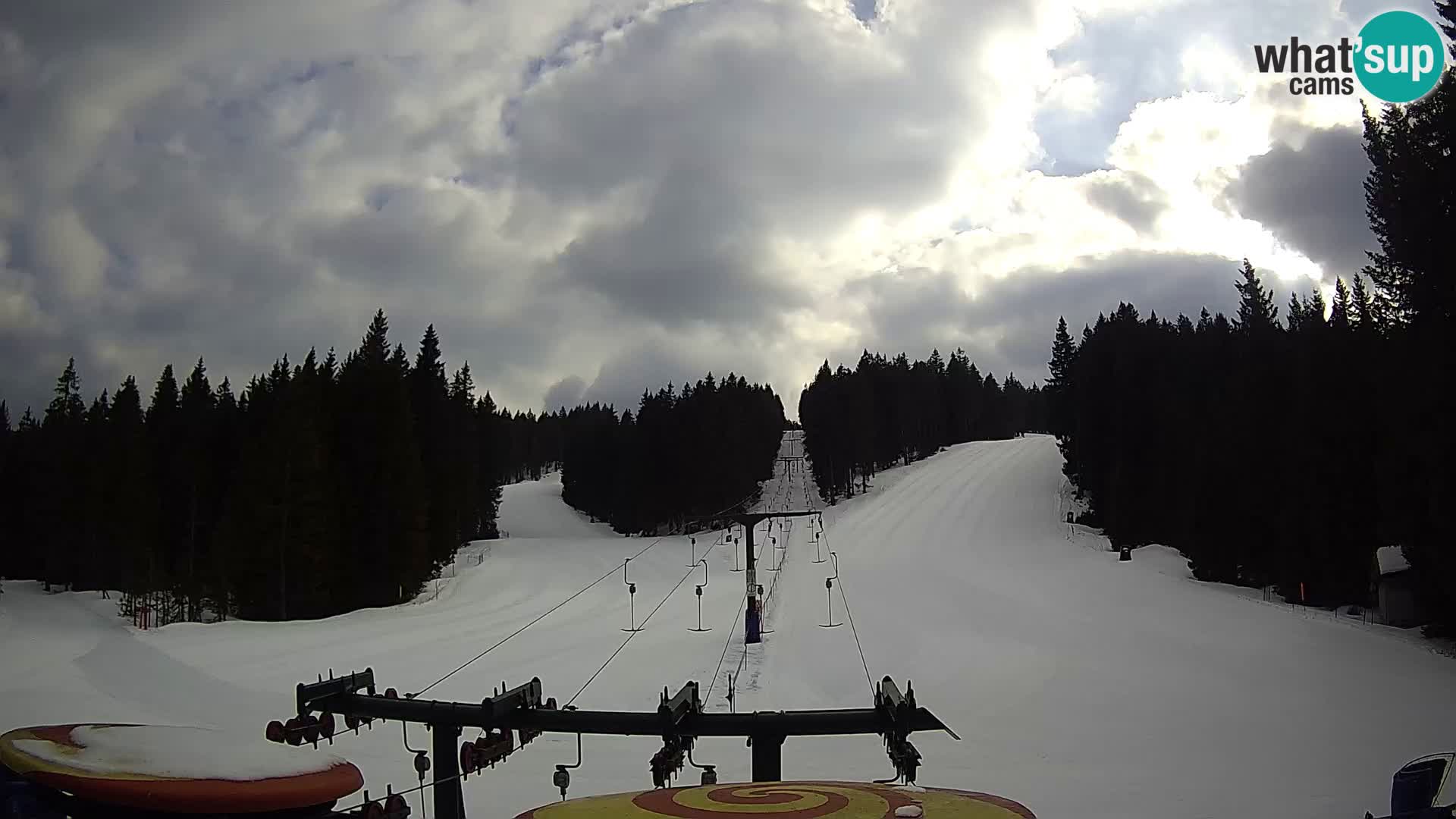 Skijalište Rogla web kamera Ostruščica proga 1 in 2