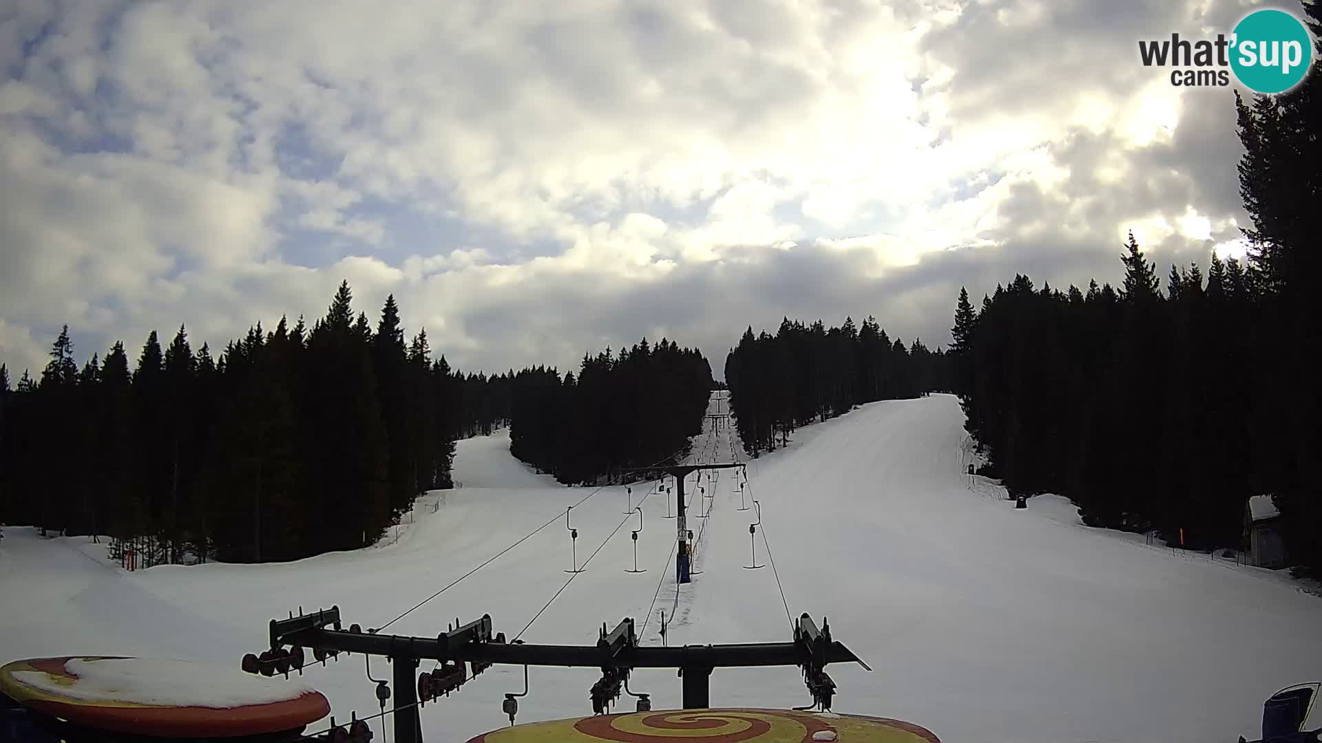 Comprensorio sciistico Rogla Webcam live Ostruščica piste 1 e 2