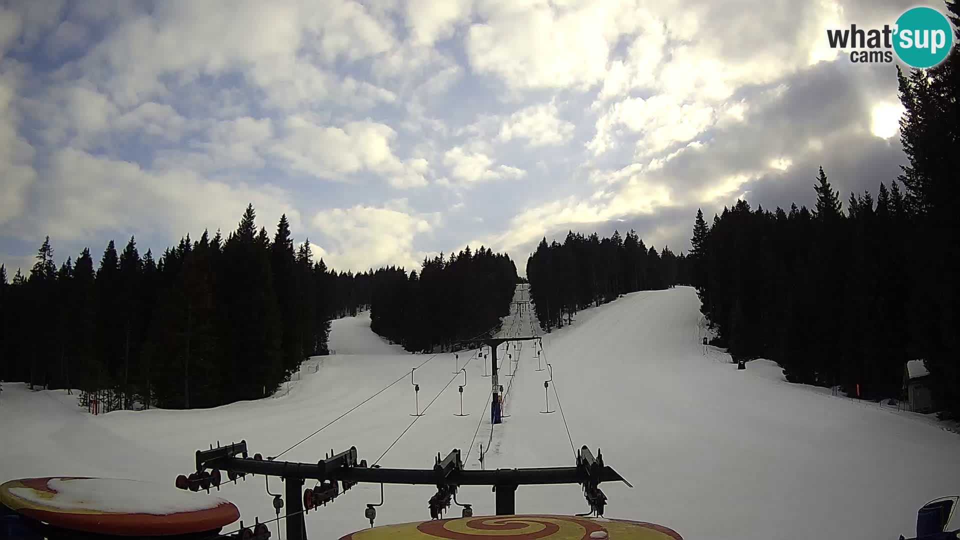 Comprensorio sciistico Rogla Webcam live Ostruščica piste 1 e 2