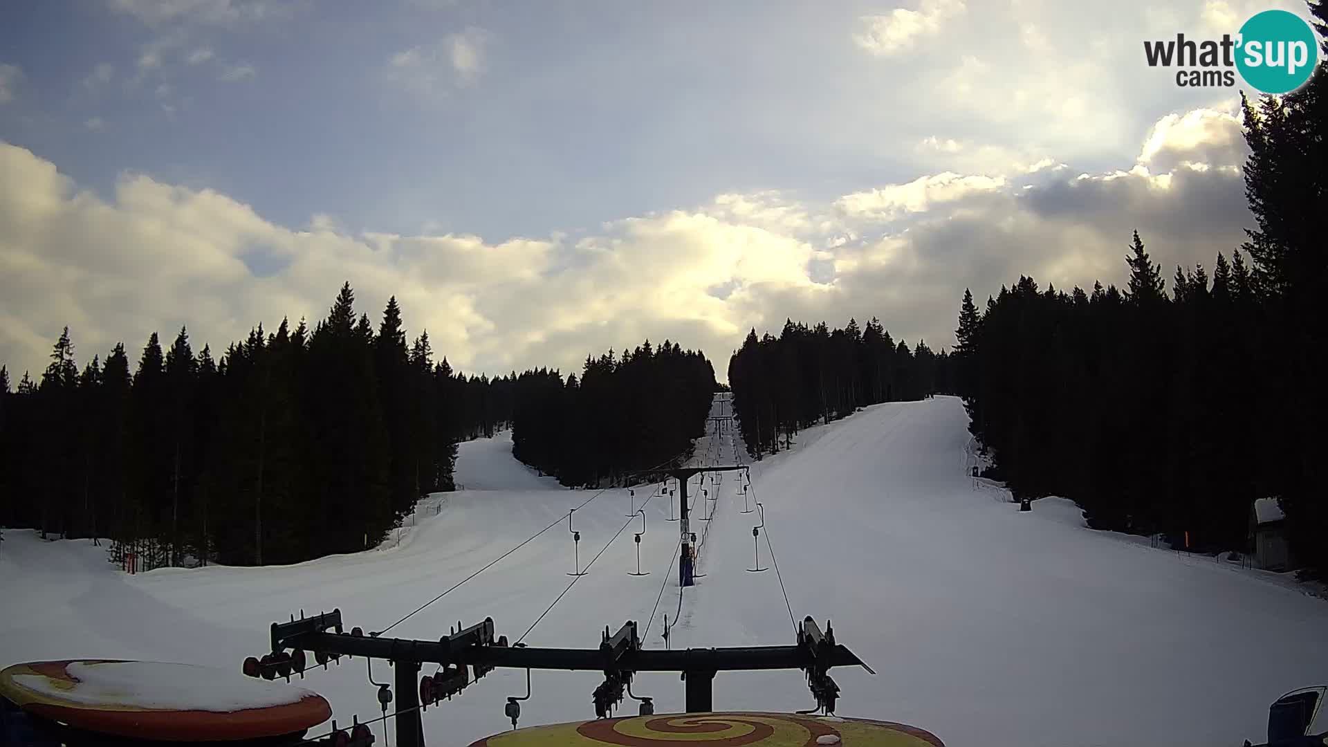 Skijalište Rogla web kamera Ostruščica proga 1 in 2