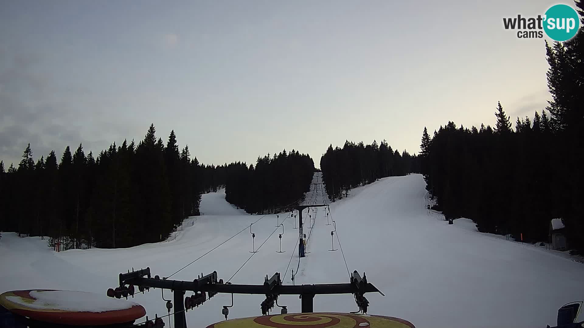 Skigebiet Rogla Webcam Ostruščica Piste 1 und 2