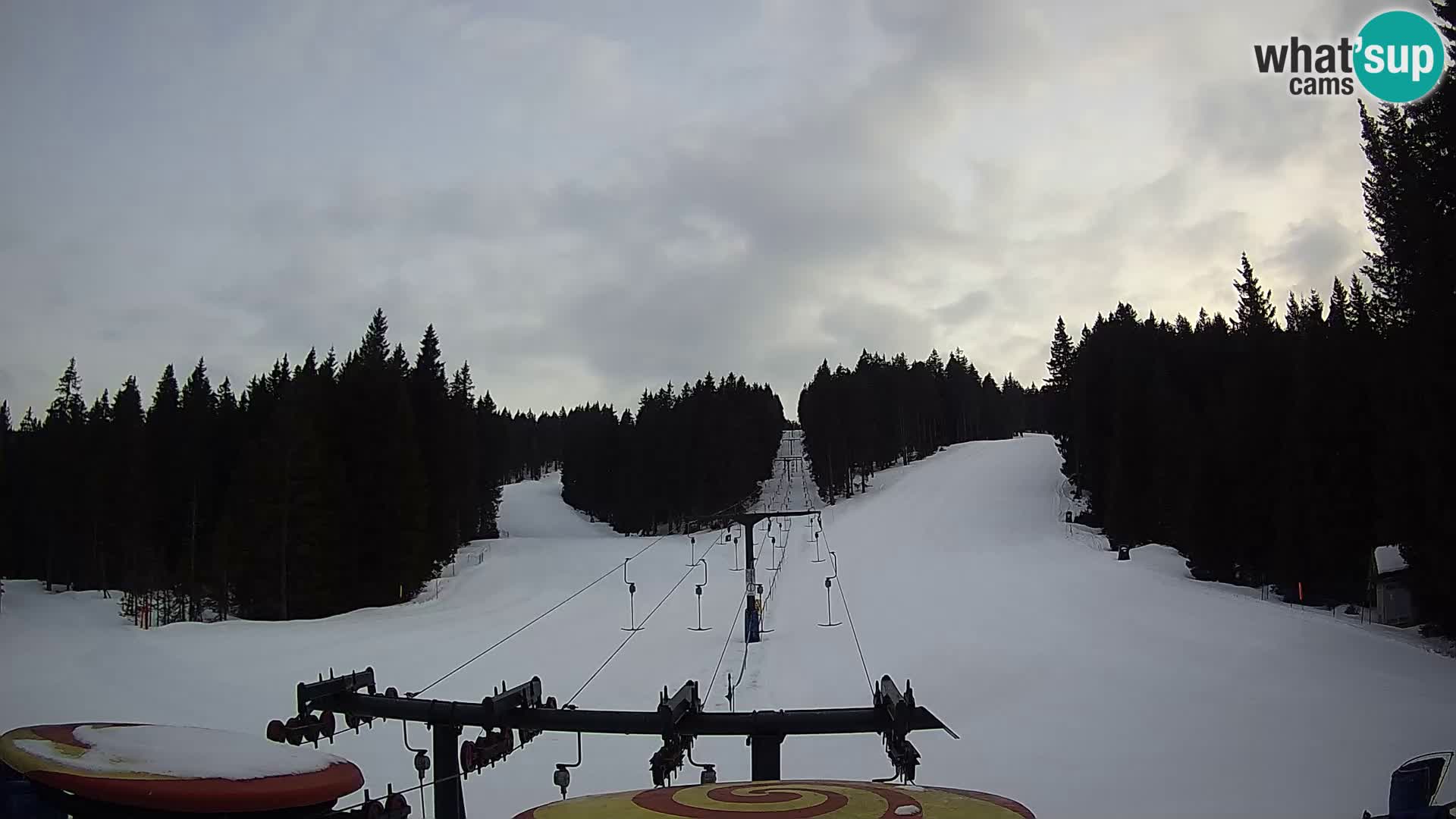 Skigebiet Rogla Webcam Ostruščica Piste 1 und 2