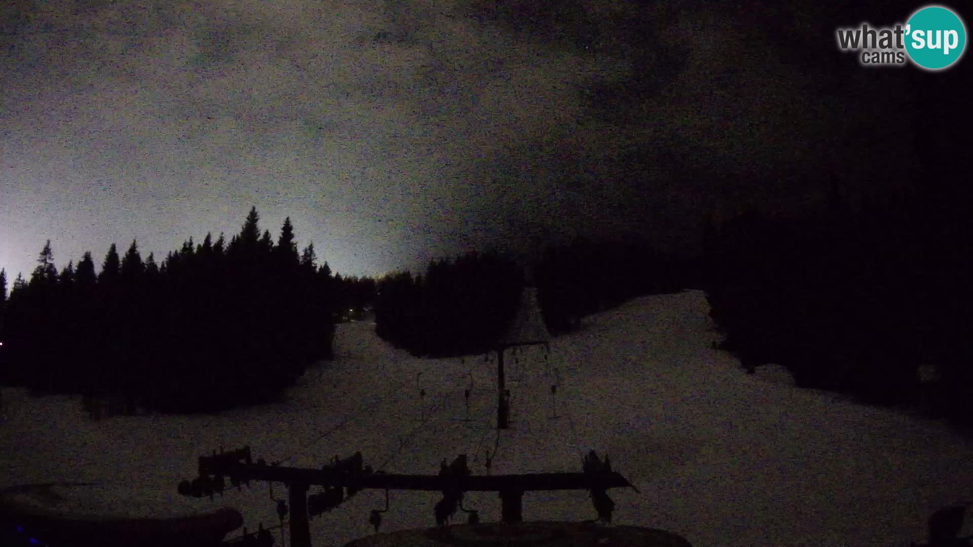 Skijalište Rogla web kamera Ostruščica proga 1 in 2