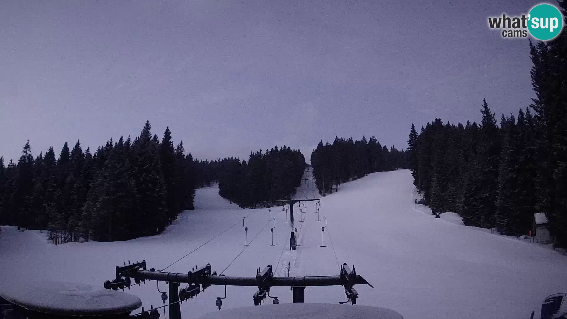 Skigebiet Rogla Webcam Ostruščica Piste 1 und 2