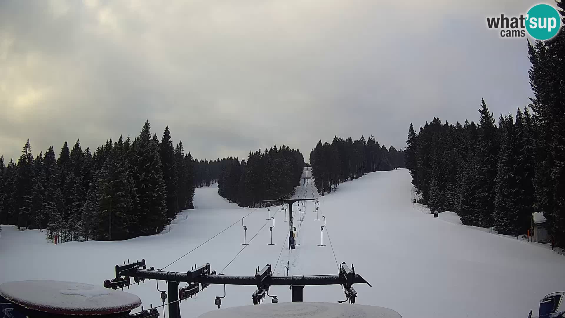 Skigebiet Rogla Webcam Ostruščica Piste 1 und 2