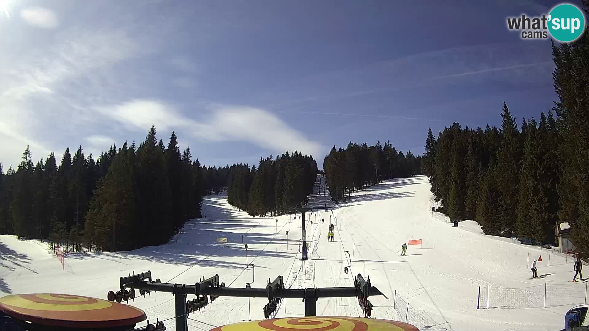 Comprensorio sciistico Rogla Webcam live Ostruščica piste 1 e 2