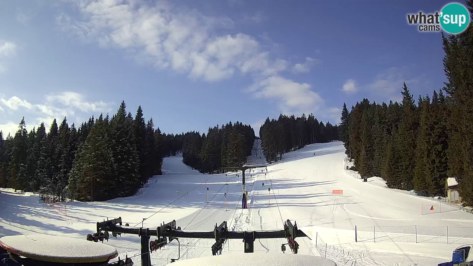 Skigebiet Rogla Webcam Ostruščica Piste 1 und 2