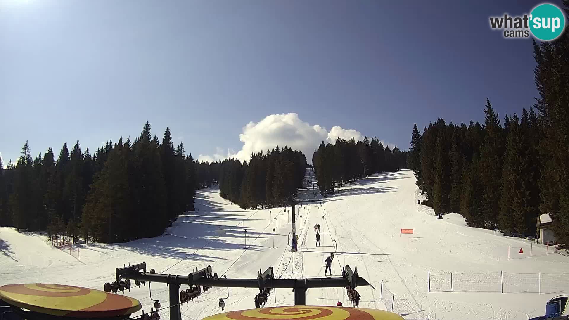 Skigebiet Rogla Webcam Ostruščica Piste 1 und 2