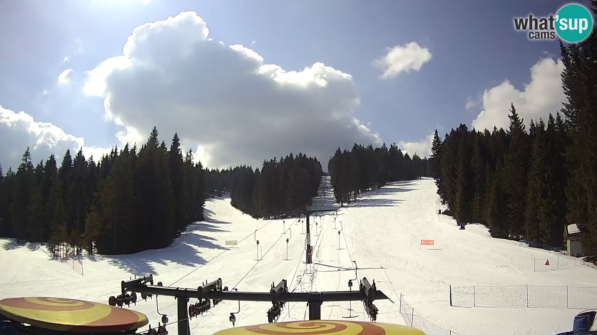 Skijalište Rogla web kamera Ostruščica proga 1 in 2