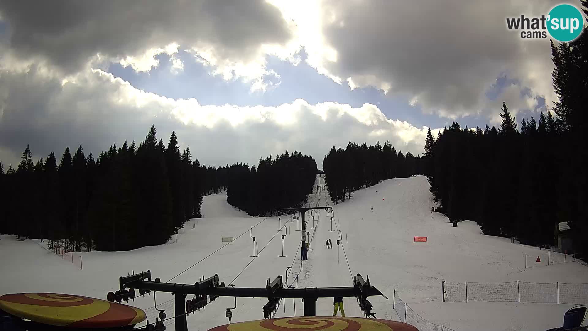 Skijalište Rogla web kamera Ostruščica proga 1 in 2