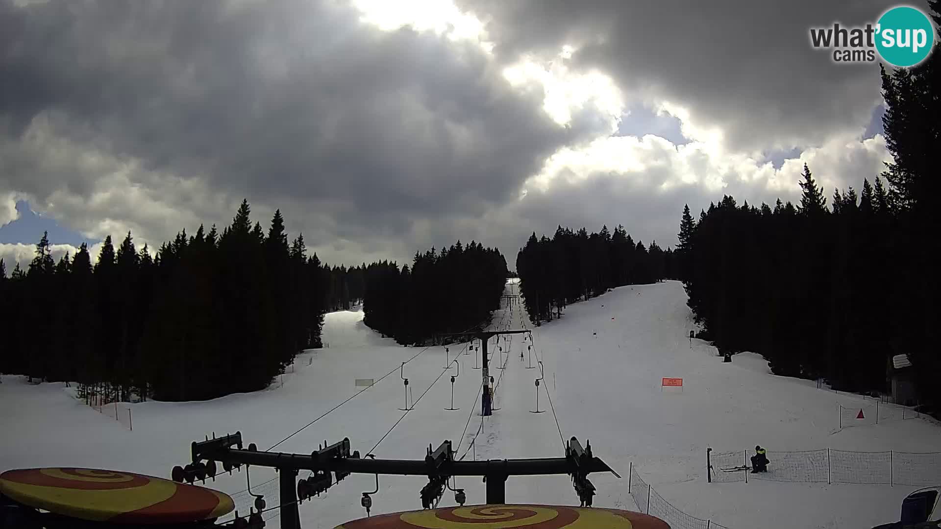 Skijalište Rogla web kamera Ostruščica proga 1 in 2