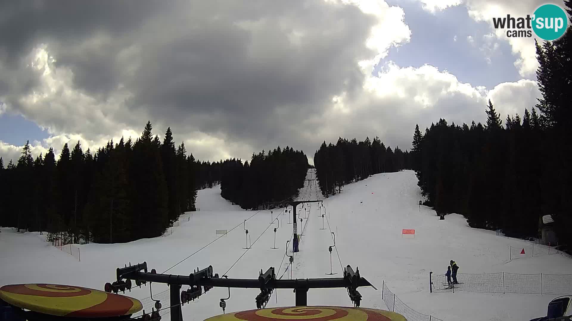 Skijalište Rogla web kamera Ostruščica proga 1 in 2