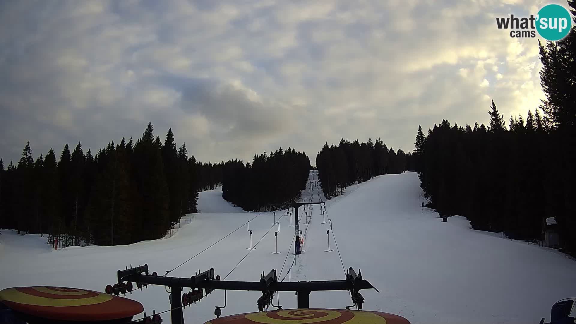 Station de ski Rogla Webcam Ostruščica pistes 1 et 2
