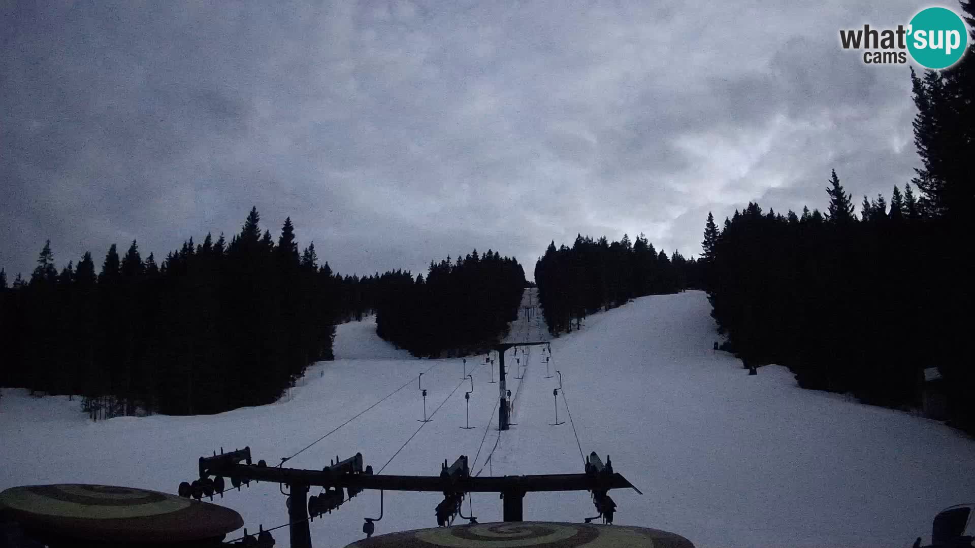 Skigebiet Rogla Webcam Ostruščica Piste 1 und 2