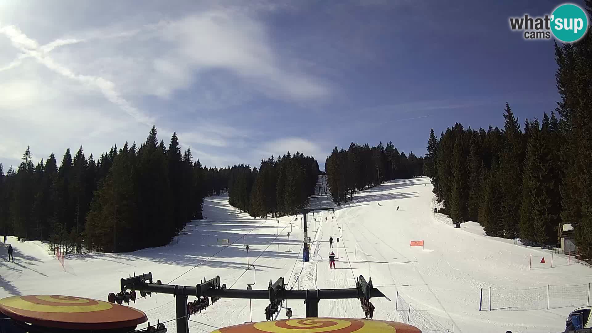Station de ski Rogla Webcam Ostruščica pistes 1 et 2
