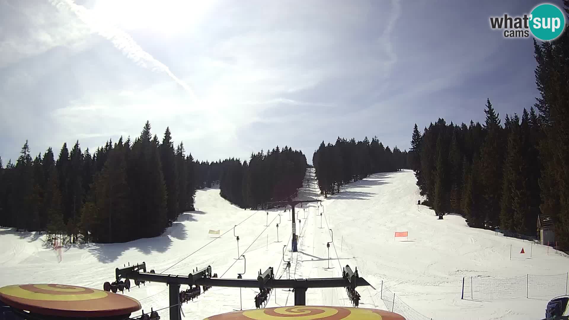 Comprensorio sciistico Rogla Webcam live Ostruščica piste 1 e 2