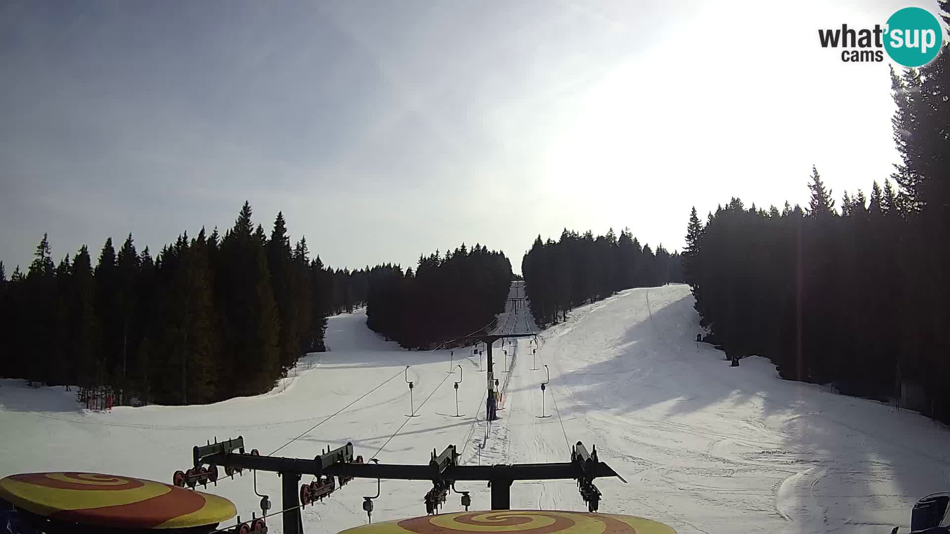 Comprensorio sciistico Rogla Webcam live Ostruščica piste 1 e 2