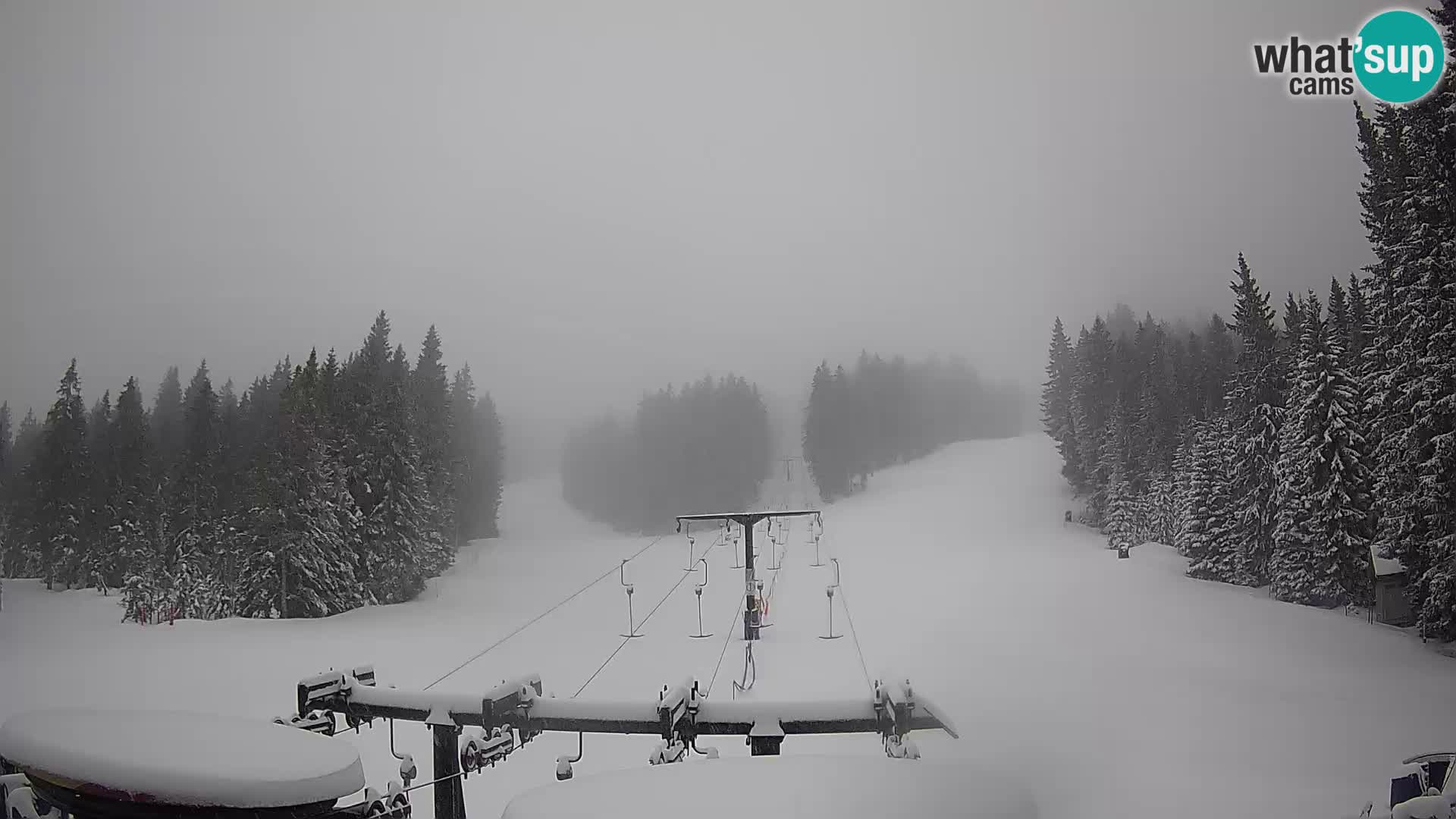 Skigebiet Rogla Webcam Ostruščica Piste 1 und 2