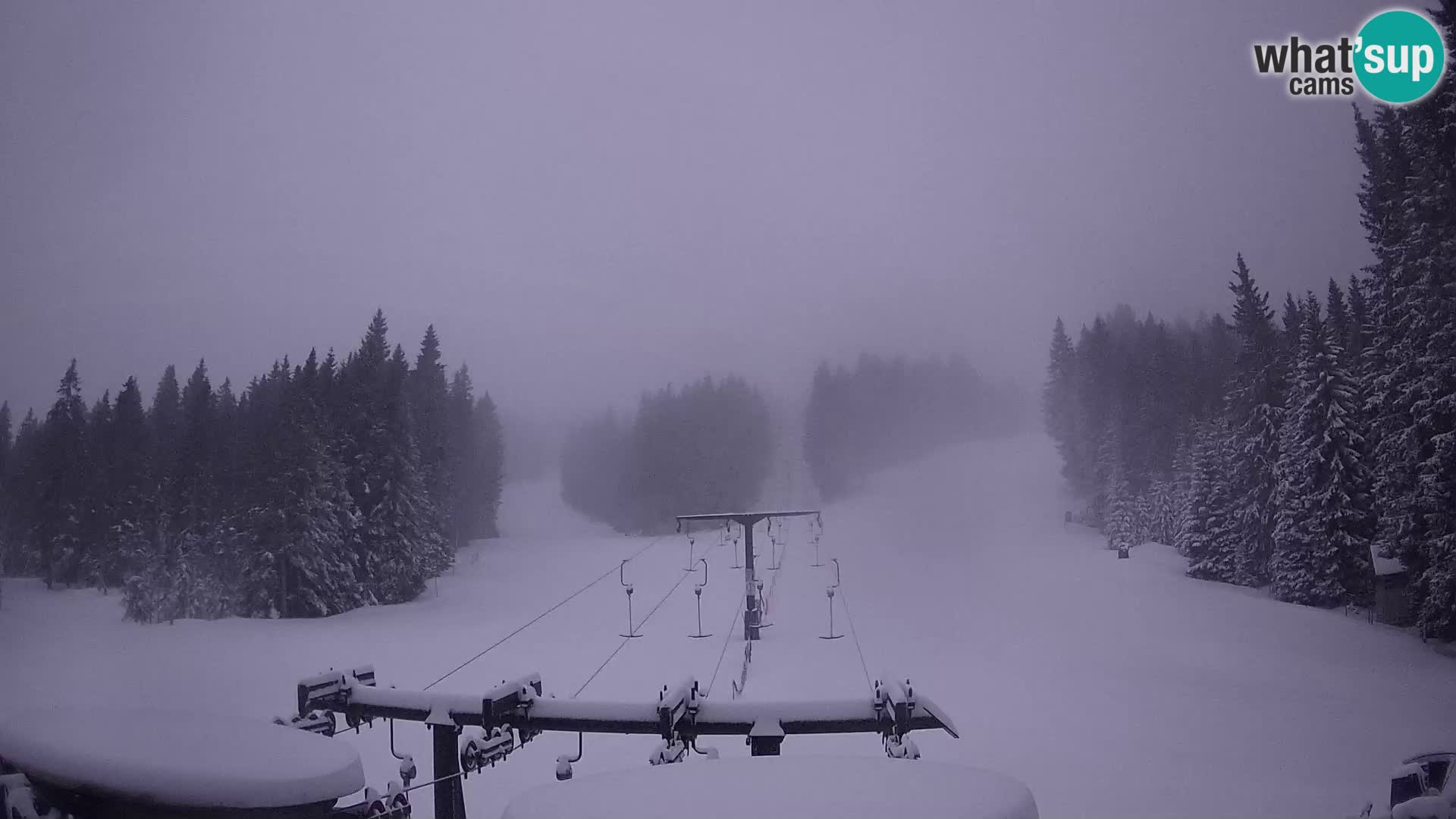 Station de ski Rogla Webcam Ostruščica pistes 1 et 2