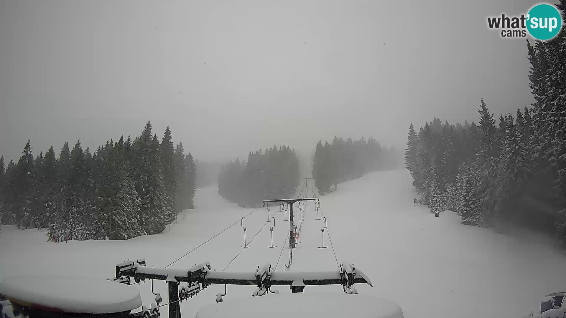Skigebiet Rogla Webcam Ostruščica Piste 1 und 2