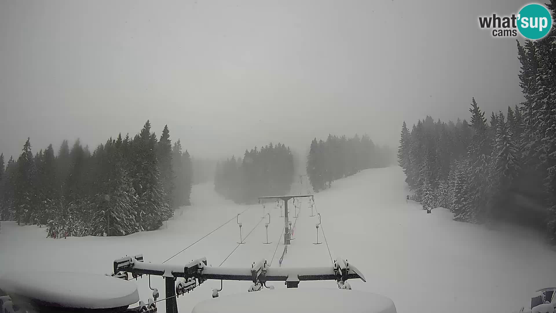 Skijalište Rogla web kamera Ostruščica proga 1 in 2