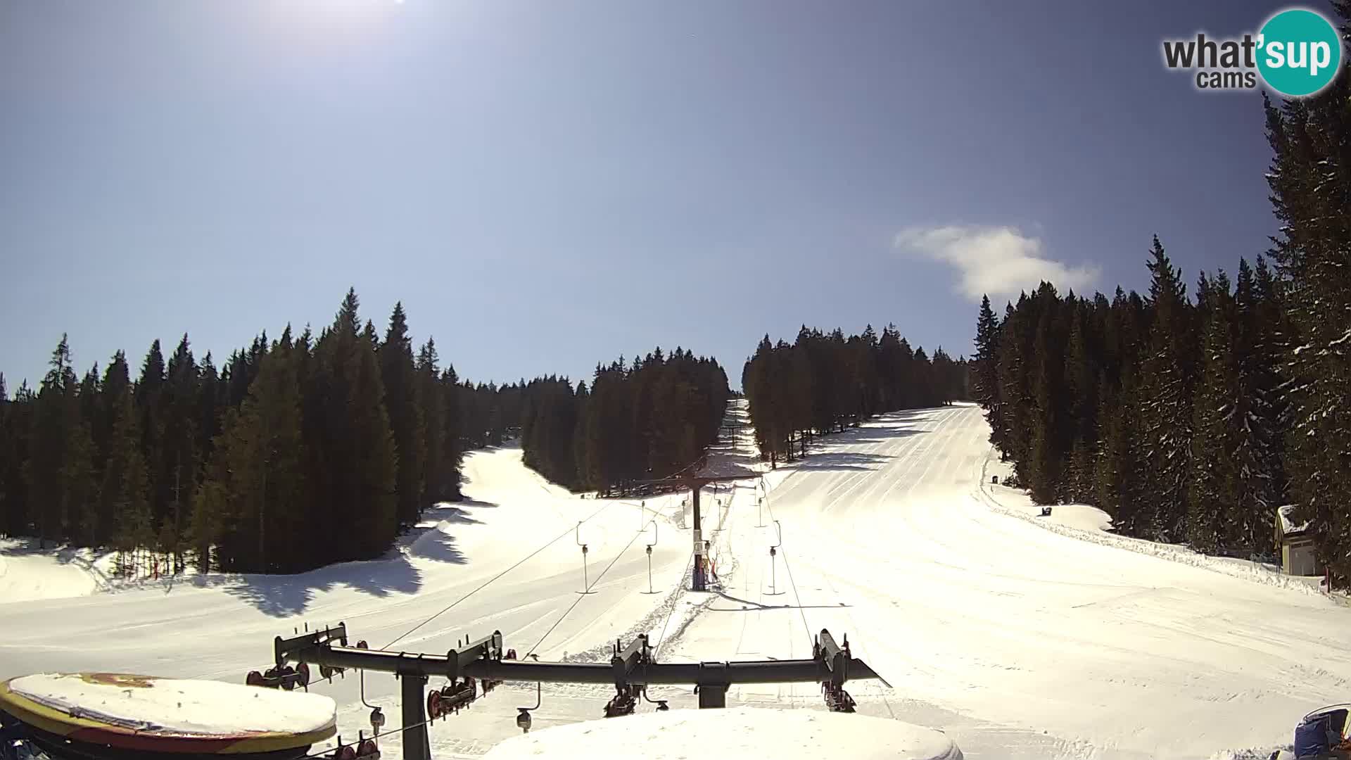 Station de ski Rogla Webcam Ostruščica pistes 1 et 2